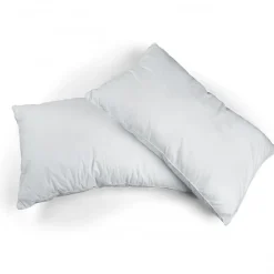 Promolinge Oreiller rectangulaire ou carré moelleux 100% Polyester Fibres Creuses Coussin Promo Linge 50x70 cm Lot de 2