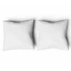 Promolinge Oreiller rectangulaire ou carré moelleux 100% Polyester Fibres Creuses Coussin Promo Linge 60x60 cm Lot de 2 Discount
