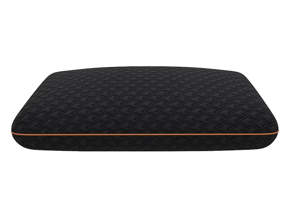 Vente-unique Oreiller respirant à mémoire de forme charbon - Déhoussable - 40 x 60 cm - Noir - BALDIA Discount