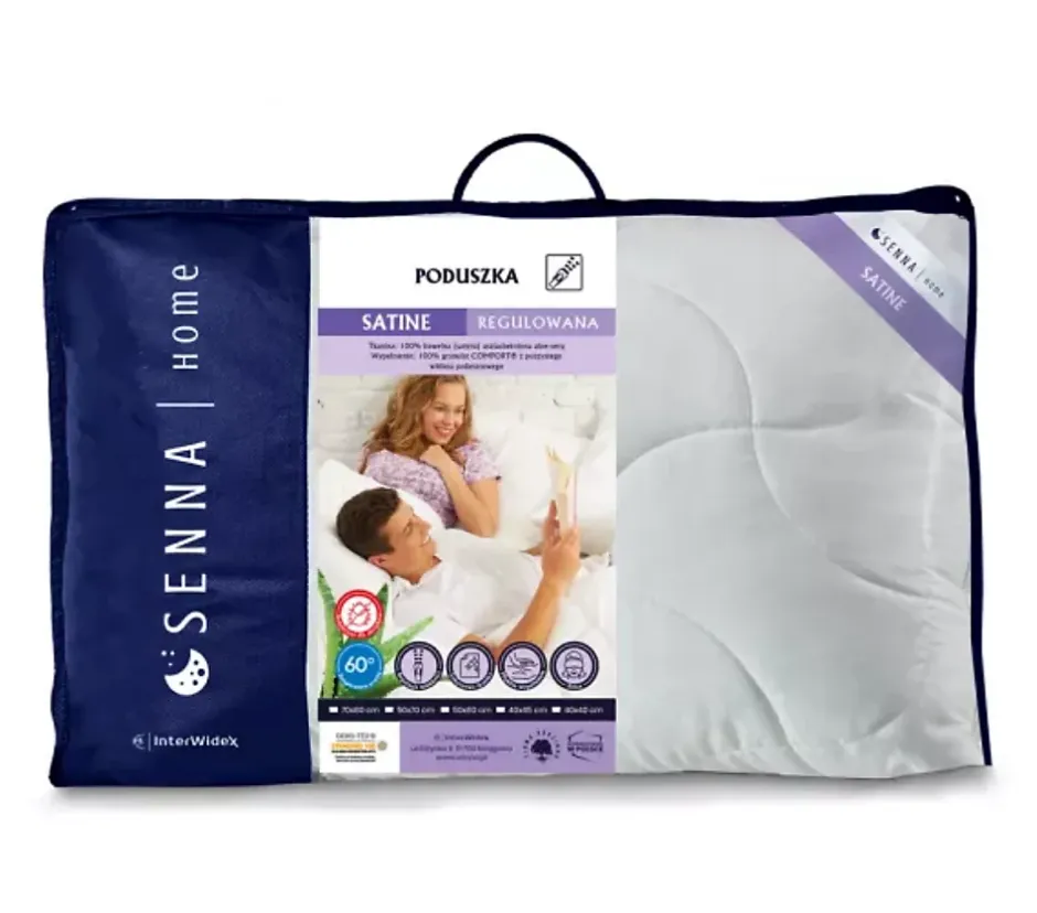 Senna Home Oreiller réglable 50x60 SATINE Online