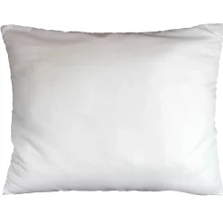 Douceur D'Intérieur Oreiller uni confort en polyester (50x70 cm - Blanc) New