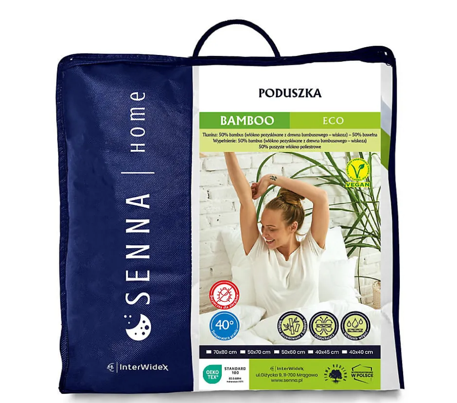 Senna Home Oreiller 60x60 BAMBOO ECO 700g