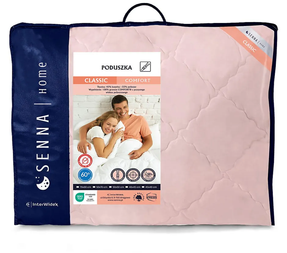 Senna Home Oreiller 70x80 CLASSIC COMFORT Rose