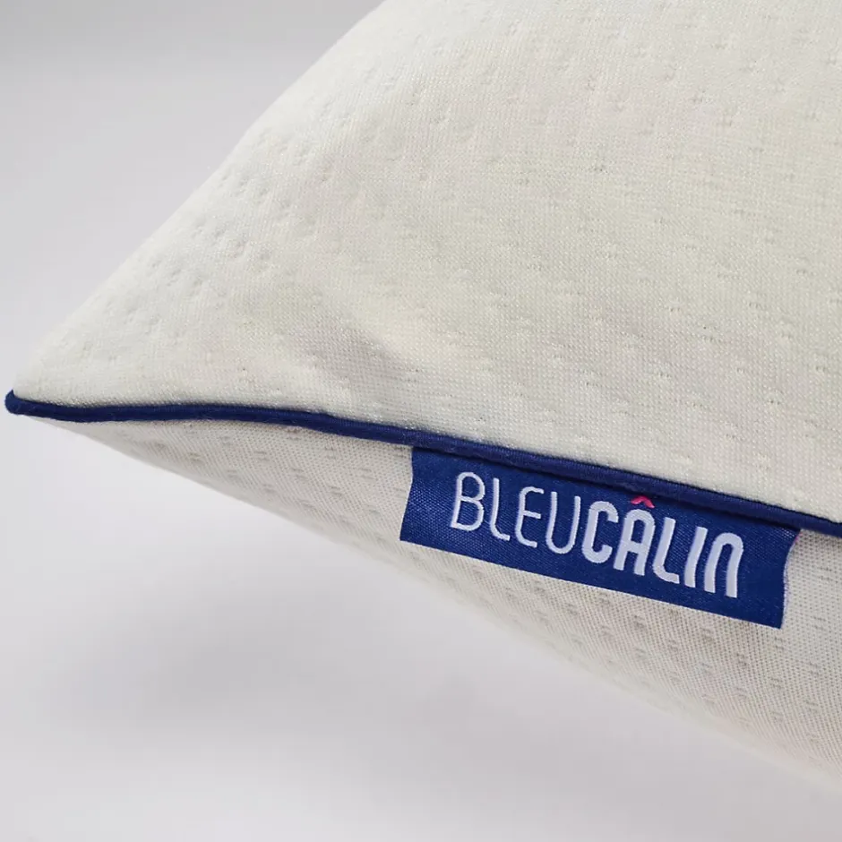 Bleu Calin Oreiller 65x65cm Mémoire de Forme Mixte Premium Discount