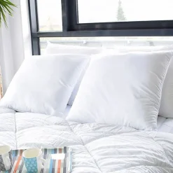 Bleu Calin Oreillers Topcool 60x60 Lot de 2 Blanc Discount