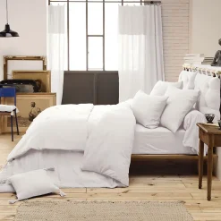 Altobuy OUREA - Chemin de Lit 90x200cm Capitonné Gaze de Coton Chantilly Sale