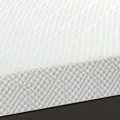 Bellecour Pack Absolu 160x200 cm Matelas Mousse + Sommier Bois + Accessoires Discount