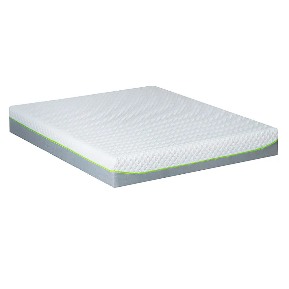 Olympe Literie Pack Anthea 180x200 cm Matelas Mousse + Sommier Bois + Accessoires