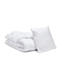 Bleu Calin Pack ÉCONOMIQUE Couette tempérée 140x200 cm + 1 Oreiller moelleux 60x60 cm Outlet