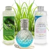 Mamamanuela Pack économique Lampe Catalytique Blue Diamonds + Parfum Citronnelle (200 ml) + Nettoyant Neutre (200 ml) + Mèche de Rechange