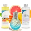 Mamamanuela Pack économique Lampe Catalytique Blue Diamonds + Parfum Winter Citrus (200 ml) + Nettoyant Neutre (200 ml) + Mèche de Rechange