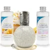 Mamamanuela Pack économique Lampe Catalytique Mosaïque Blanc + Parfum Lemon Cake (500 ml) + Nettoyant Neutre (200 ml) + Mèche de Rechange Outlet