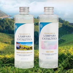 Mamamanuela Pack économique Lampe Catalytique Orange Diamonds + Provence Breeze (200 ml) + Nettoyant Neutre (200 ml) + Mèche de Rechange