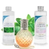 Mamamanuela Pack économique Lampe Catalytique Orange Diamonds + Parfum Mountain Mint (500 ml) + Nettoyant Neutre (200 ml) + Mèche de Rechange