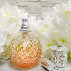 Mamamanuela Pack économique Lampe Catalytique Orange Diamonds + Parfum Mountain Mint (500 ml) + Nettoyant Neutre (200 ml) + Mèche de Rechange