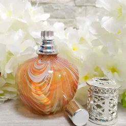 Mamamanuela Pack économique Lampe Catalytique Orange Waves + Parfum Caribbean Passion (200 ml) + Nettoyant Neutre (200 ml) + Mèche de Rechange Best