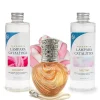 Mamamanuela Pack économique Lampe Catalytique Orange Waves + Parfum Lollipop (500 ml) + Nettoyant Neutre (200 ml) + Mèche de Rechange