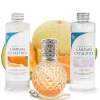 Mamamanuela Pack économique Lampe Catalytique Orange Diamonds + Parfum Waikiki Melon (200 ml) + Nettoyant Neutre (200 ml) + Mèche de Rechange Best