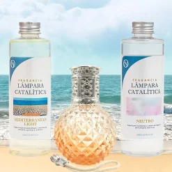 Mamamanuela Pack économique Lampe Catalytique Orange Diamonds + Mediterranean Light (500 ml) + Nettoyant Neutre (200 ml) + Mèche Rechange Online