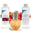 Mamamanuela Pack économique Lampe Catalytique Drops Orange + Parfum Summer Fruits (200 ml) + Nettoyant Neutre (200 ml) + Mèche de Rechange
