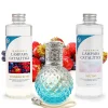 Mamamanuela Pack économique Lampe Catalytique Blue Diamonds + Parfum Summer Fruits (500 ml) + Nettoyant Neutre (200 ml) + Mèche de Rechange