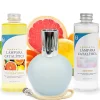 Mamamanuela Pack économique Lampe Catalytique Bleu-Gris Mat + Parfum Winter Citrus (200 ml) + Nettoyant Neutre (200 ml) + Mèche de Rechange