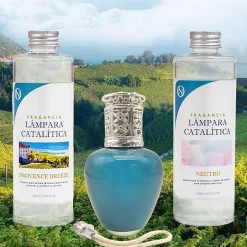 Mamamanuela Pack économique Lampe Catalytique Aqua Marina + Parfum Provence Breeze (500 ml) + Nettoyant Neutre (200 ml) + Mèche de Rechange Online