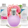 Mamamanuela Pack économique Lampe Catalytique Fuchsia Mat + Parfum Bed of Roses (200 ml) + Nettoyant Neutre (200 ml) + Mèche de Rechange