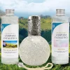 Mamamanuela Pack économique Lampe Catalytique Mosaïque Blanc + Parfum Provence Breeze (500 ml) + Nettoyant Neutre (200 ml) + Mèche Rechange Clearance