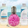 Mamamanuela Pack économique Mosaïque Fuchsia + Parfum Mediterranean Light (500 ml) + Nettoyant neutre (200 ml) + Mèche de rechange
