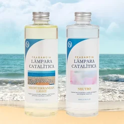 Mamamanuela Pack économique Mosaïque Fuchsia + Parfum Mediterranean Light (500 ml) + Nettoyant neutre (200 ml) + Mèche de rechange