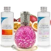 Mamamanuela Pack économique Mosaïque Fuchsia + Parfum Caribbean Passion (500 ml) + Nettoyant neutre (200 ml) + Mèche de rechange