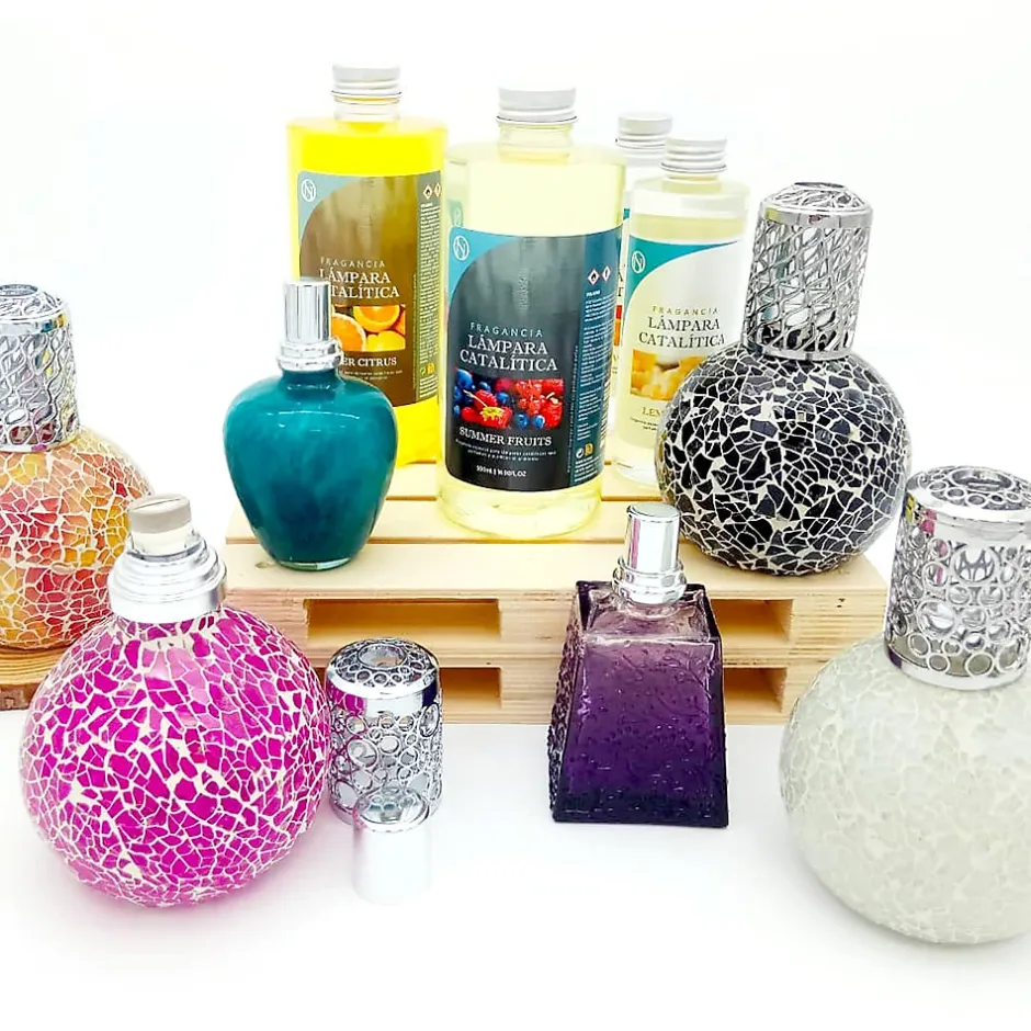 Mamamanuela Pack économique 2x Parfum de lampe catalytique 500ml: Arôme Lemon Cake. Profitez plus longtemps de votre parfum préféré Discount