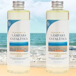 Mamamanuela Pack économique 2x Parfum lampe catalytique 200 ml : Arôme Mediterranean Light. Profitez plus longtemps de votre parfum préféré Online