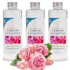 Mamamanuela Pack économique 3x Parfum pour lampe catalytique 500 ml : Arôme Bed of Roses - Profitez plus longtemps de votre parfum préféré Clearance