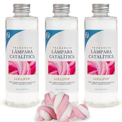 Mamamanuela Pack économique 3x Parfum pour lampe catalytique 500 ml : Arôme Lollipop - Profitez plus longtemps de votre parfum préféré Sale