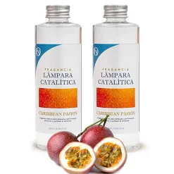 Mamamanuela Pack économique 2x Parfum pour lampe catalytique 200ml : Arôme Caribbean Passion. Profitez plus longtemps de votre parfum préféré Sale