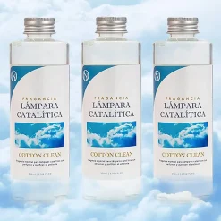 Mamamanuela Pack économique 3x Parfum pour lampe catalytique 500 ml : Arôme Cotton Clean - Profitez plus longtemps de votre parfum préféré Best