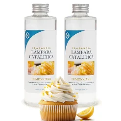 Mamamanuela Pack économique 2x Parfum pour lampe catalytique 200 ml : Arôme Lemon Cake - Profitez plus longtemps de votre parfum préféré Sale