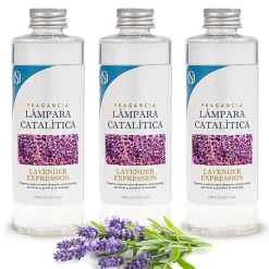 Mamamanuela Pack économique 3x Parfums lampe catalytique 200 ml : Arôme Lavender Expression - Profitez plus longtemps de votre parfum préféré Clearance