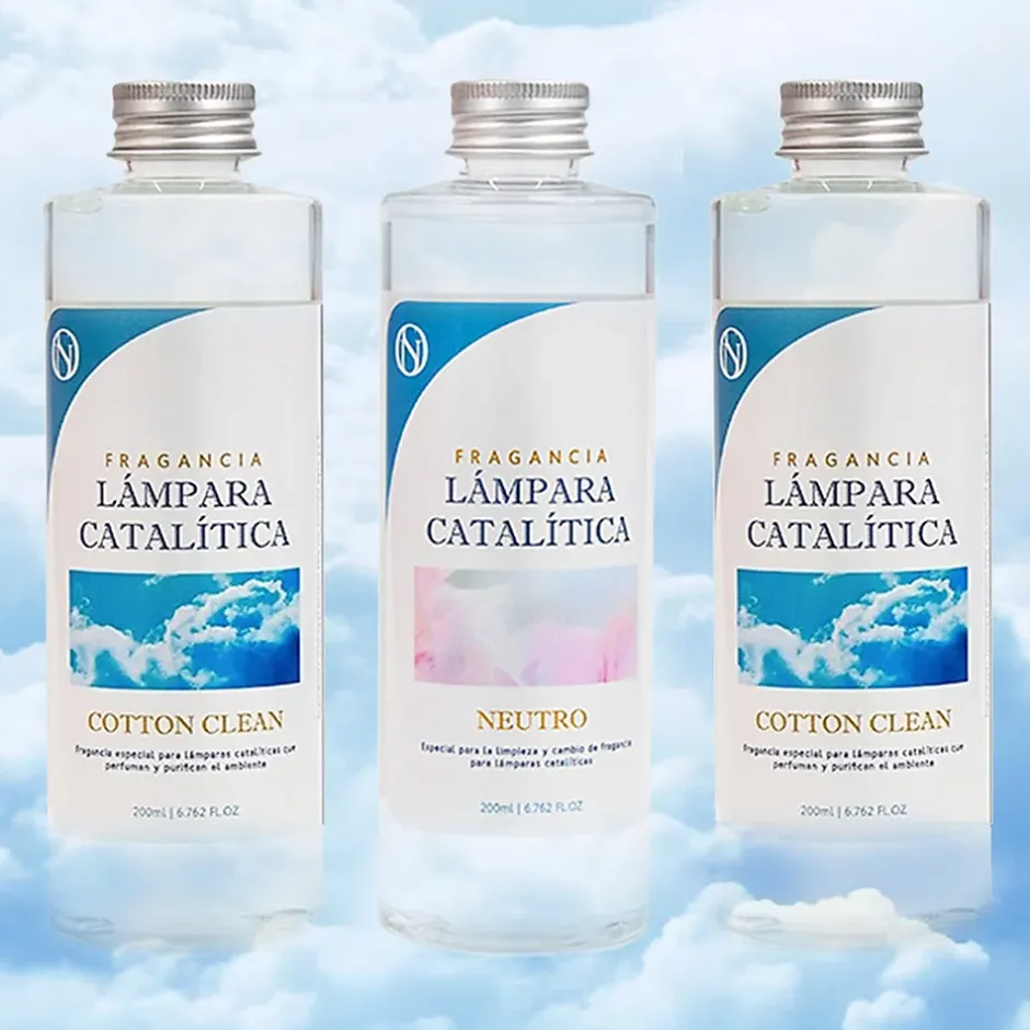 Mamamanuela Pack économique 3x Parfums pour lampe catalytique : Arôme Cotton Clean 500 ml + Nettoyant neutre 200 ml Best