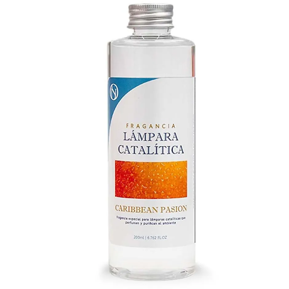 Mamamanuela Pack économique 3x Parfums pour lampe catalytique : Arôme Caribbean Passion 500 ml + Nettoyant neutre 200 ml