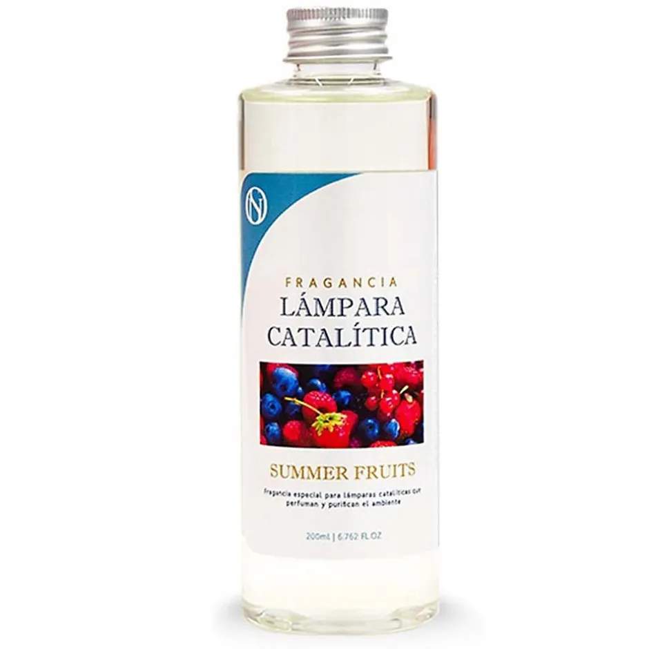 Mamamanuela Pack économique 3x Parfums pour Lampe Catalytique : 2 Arômes Summer Fruits 500 ml + Nettoyant Neutre 200 ml