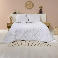 Bleu Calin Pack Couette chaude 140x200cm + Oreiller moelleux 60x60cm LAVABLE A 95 C