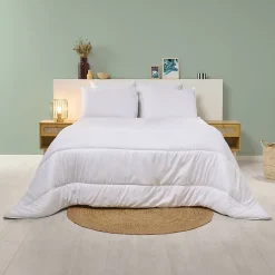 Bleu Calin Pack Couette chaude 140x200cm + 1 Oreiller 60x60cm ANTI-ACARIENS Hot