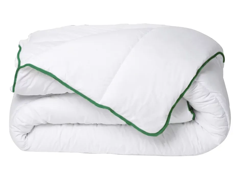 Vente-unique Pack Couette tempérée 220 x 240 + 2 oreillers 60 x 60 cm - Anti-acariens naturel Greencare - AZYLIA II