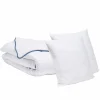 Bleu Calin Pack Couette Tempérée 240x260cm + 2 Oreillers 60x60cm