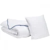 Bleu Calin Pack Couette Tempérée 140x200cm + 1 Oreiller 60x60cm New
