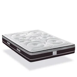 Hypsom Pack Divin 90x200 cm Matelas Ressorts + Sommier Bois + Accessoires