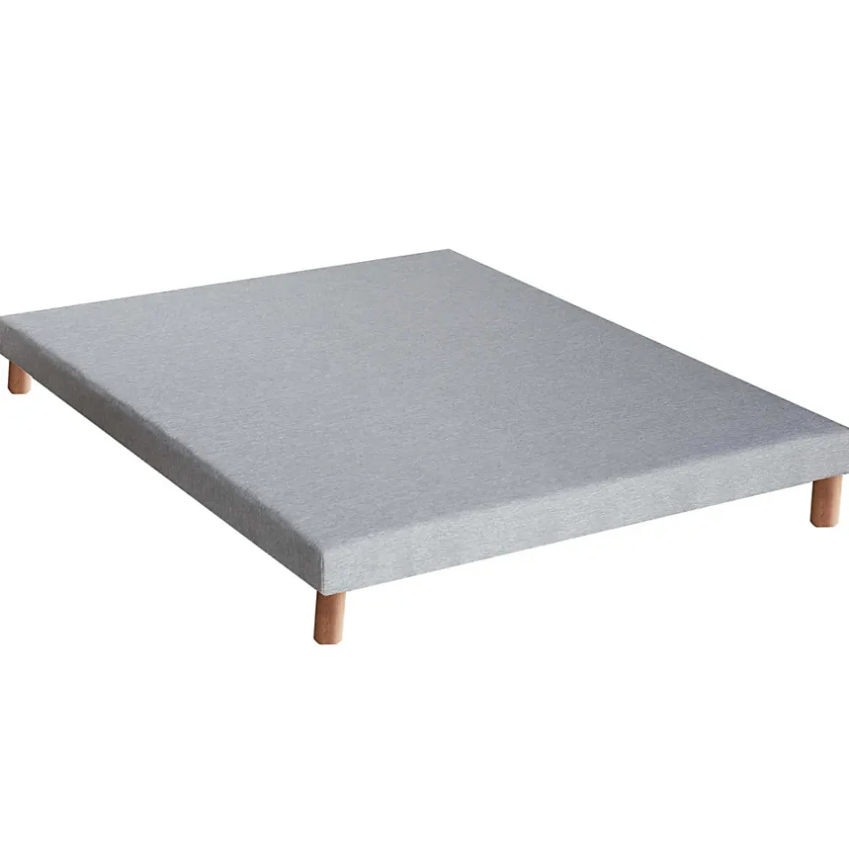 Idliterie Pack matelas ressort 7 zones et sommier et oreiller couette 140x190